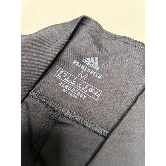 Adidas Black Primegreen Aeroready High Rise Pull On women Leggings Size Medium - Picture 7 of 12